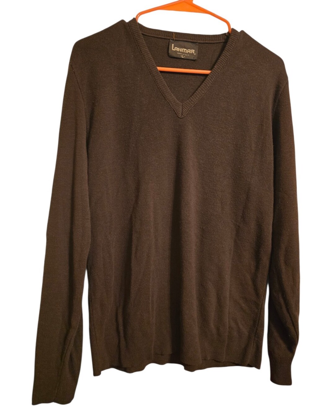 Vintage | V-Neck Brown Sweater